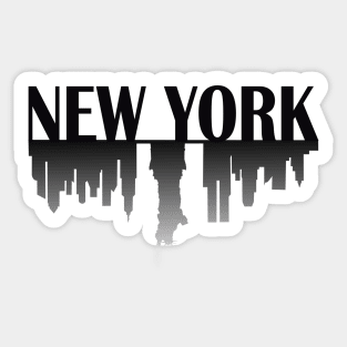 New York Skyline 2 Sticker